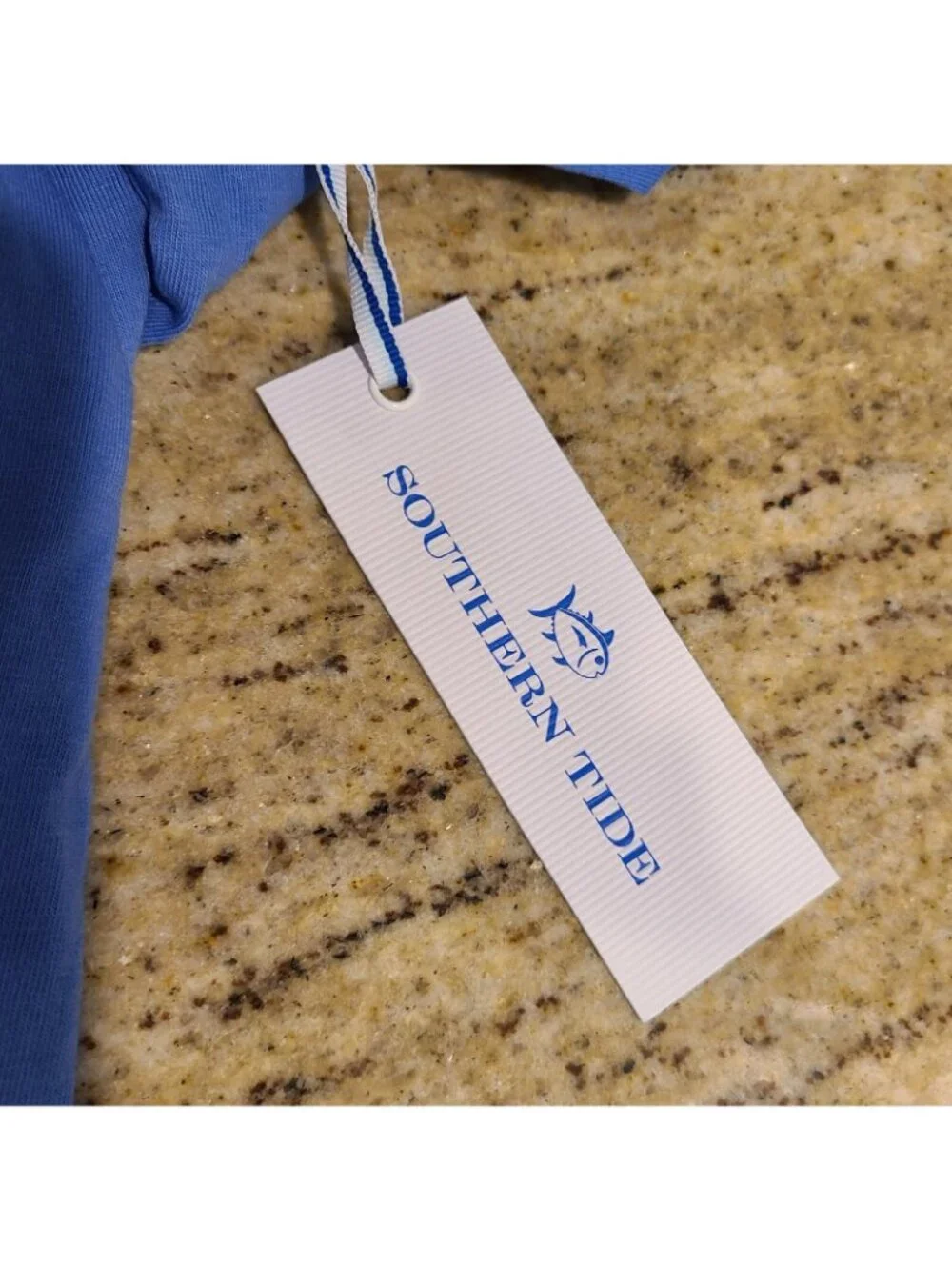New! Southern Tide Size XS Dress Long Sleeve Hooded Blue Coverup Ultramarine